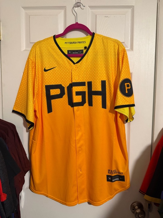Nike Other - Authentic Nike Jersey City Connect Pitt Nike Yellow and Orange Athletic Jersey